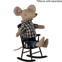 Maileg Rocking Chair Mouse Anthracite