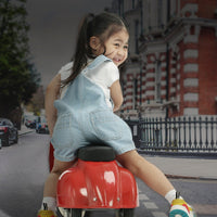 Ambosstoys Primo Classic Red Ride-On (Leather Seat)