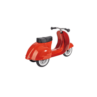 Ambosstoys Primo Classic Red Ride-On (Leather Seat)