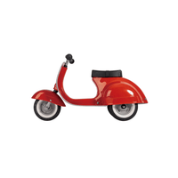 Ambosstoys Primo Classic Red Ride-On (Leather Seat)