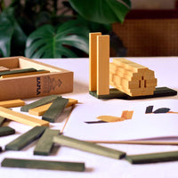 Kapla Book and Colours - Yellow/Green