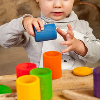 Grapat 6 Colour Cups With Cover
