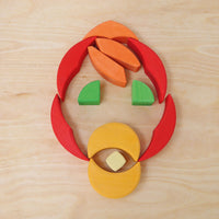 Grimm's Building Set Arcs in Squares