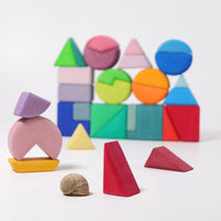 Grimm's Triangle Square & Circle Geometric Shape Blocks
