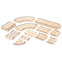 Guidecraft Double-sided Roadway System - 42 pc. set