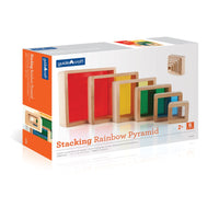 Guidecraft Stacking Rainbow Pyramid