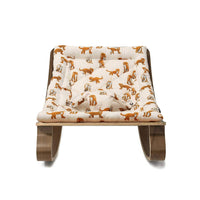 Charlie Crane Levo Baby Rocker in Walnut - Jaguar