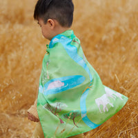 Sarah's Silks Mini Playsilk - Safari Playmap