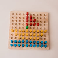 QToys Wooden Peg Board