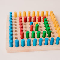 QToys Wooden Peg Board