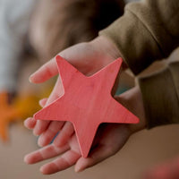 QToys Wooden Stars Set of 10