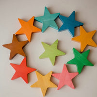 QToys Wooden Stars Set of 10