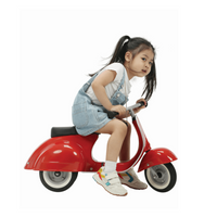 Ambosstoys Primo Classic Red Ride-On (Leather Seat)