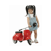 Ambosstoys Primo Classic Red Ride-On (Leather Seat)