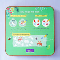 mierEdu Magic Water Doodle Book - Forest Animals