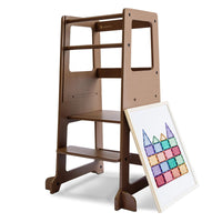 My Duckling Adjustable Learning Tower 2 in 1 –Walnut
