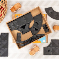 Connetix Tiles Roads Ramps and Intersections Pack 16 Piece