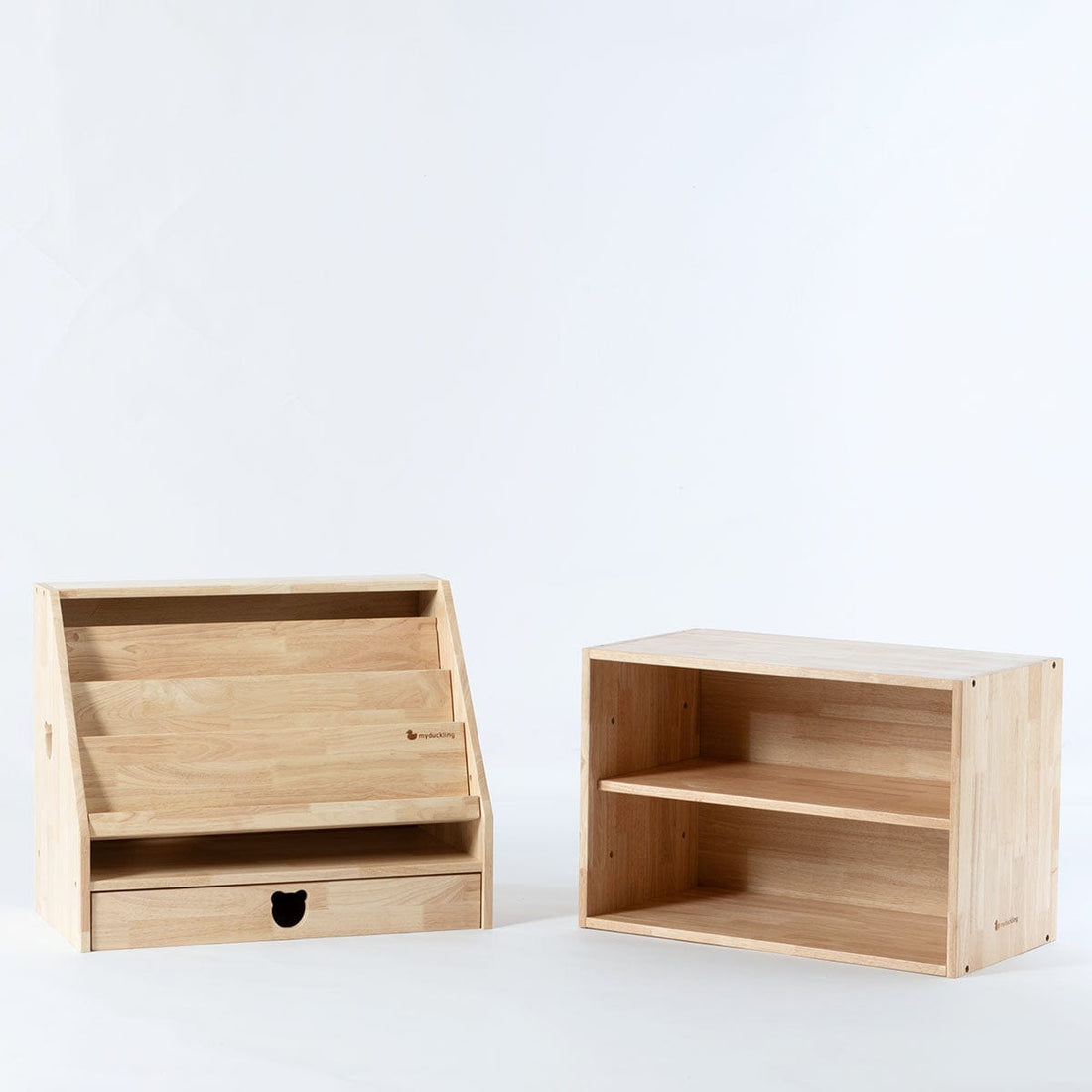 My Duckling Solid Wood 2in1 Display Bookcase (Bear)