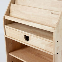 My Duckling Solid Wood 2in1 Display Bookcase (Bear)
