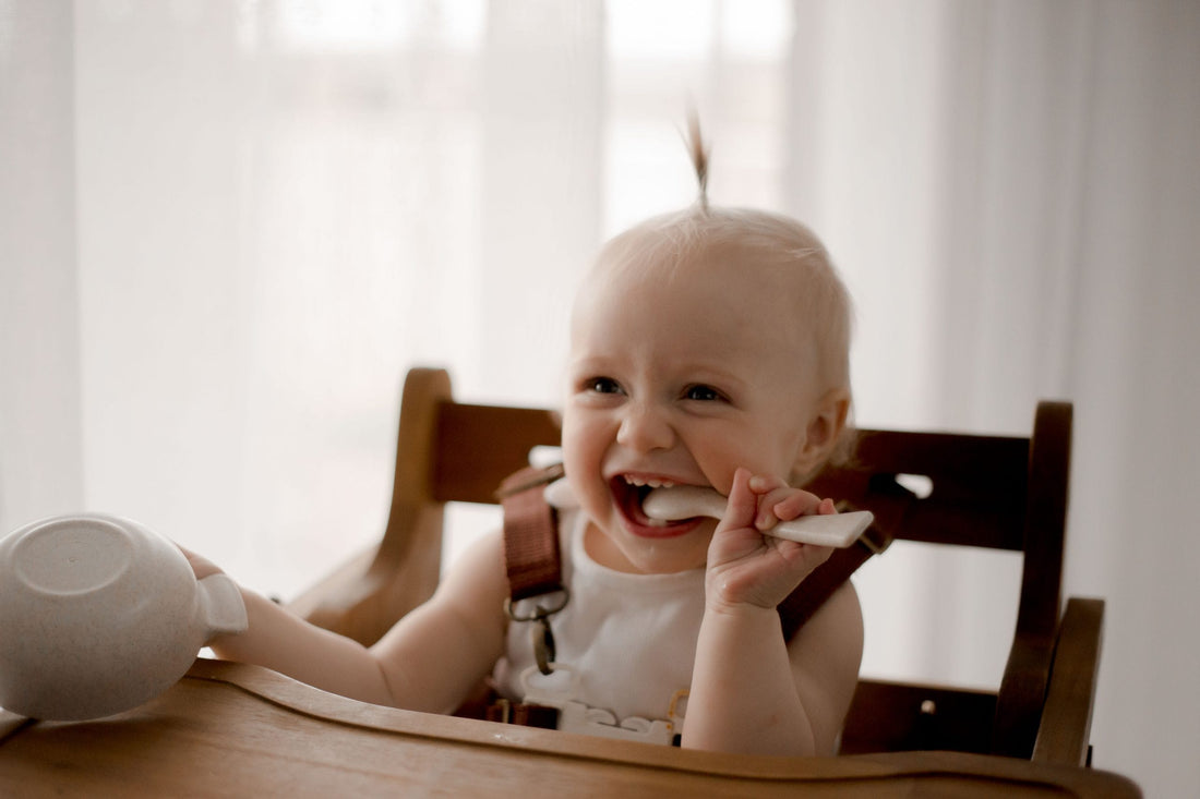 QToys Hardwood Baby High Chair