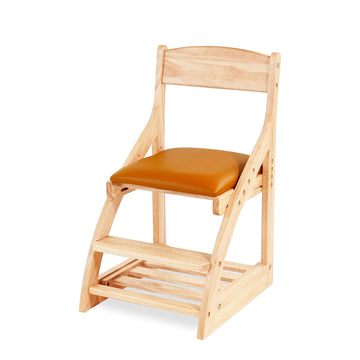 My Duckling Montessori Kids Height Adjustable Dining Chair - Orange