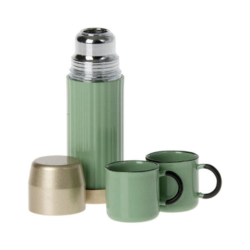 Maileg Miniature Thermos And Cups Mint