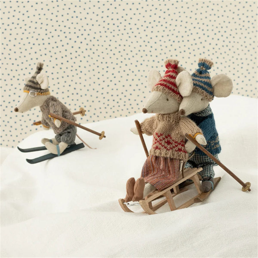 Maileg Sled Mouse