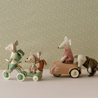 Maileg Tricycle Trailer Mouse Red