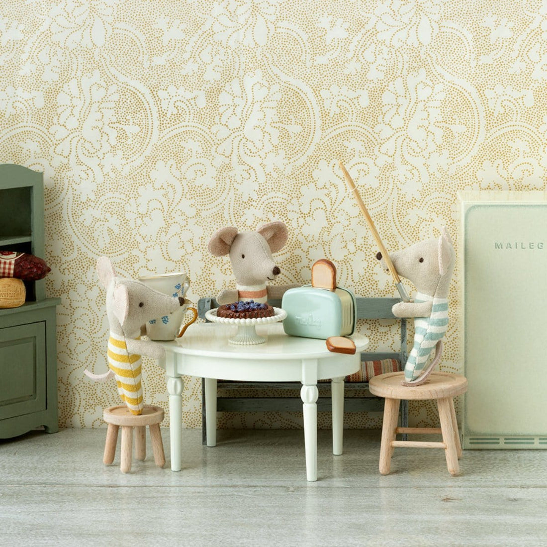 Maileg Toaster Mouse Mint