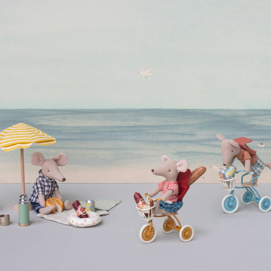 Maileg Tricycle Basket Mouse