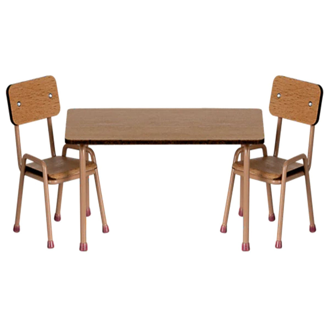 Maileg Table and Chair Set Mouse Dark Powder 