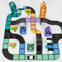Connetix Tiles Roads Ramps and Intersections Pack 16 Piece