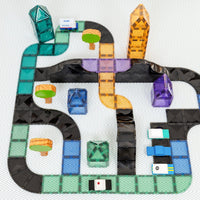 Connetix Tiles Roads Ramps and Intersections Pack 16 Piece