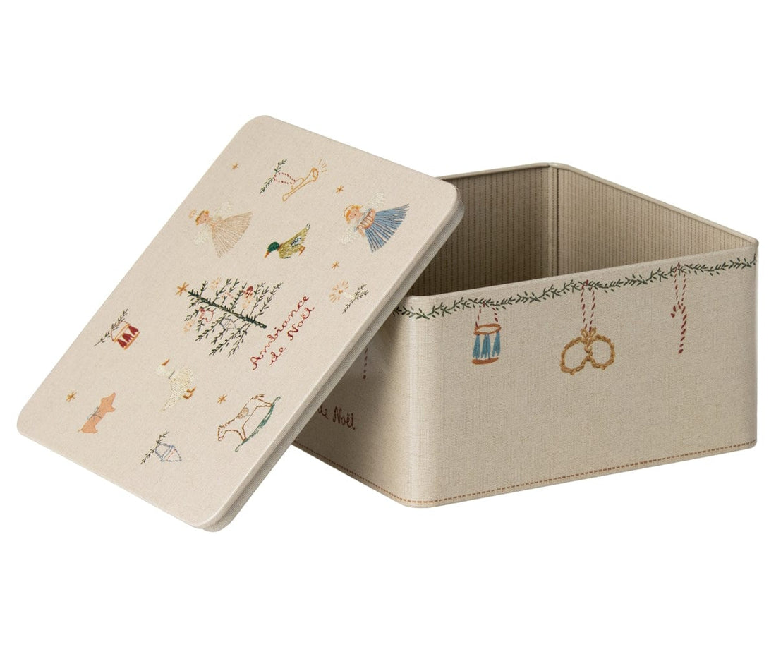 Maileg Metal Box Ambiance De Noel 2pcs Set New