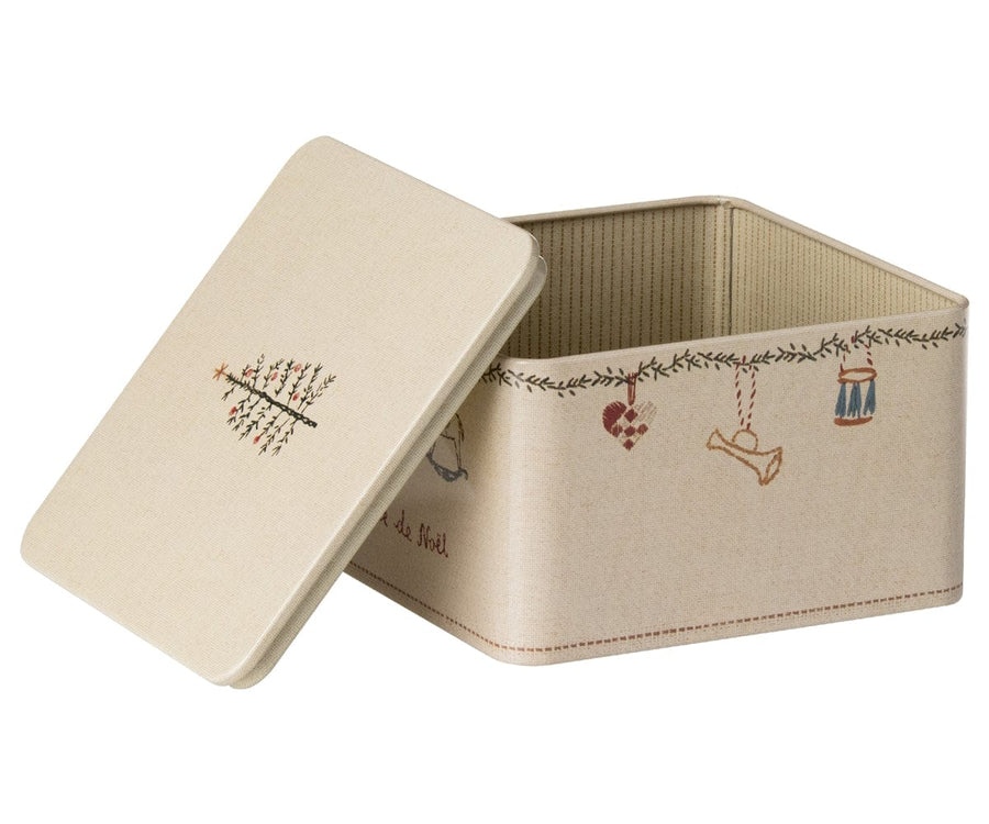 Maileg Metal Box Ambiance De Noel 2pcs Set New