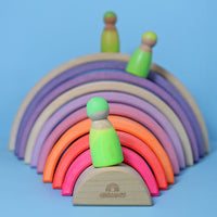 Grimm's Rainbow Neon Pink 10 Piece