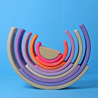 Grimm's Rainbow Neon Pink 10 Piece