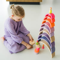 Grimm's Rainbow Neon Pink 10 Piece