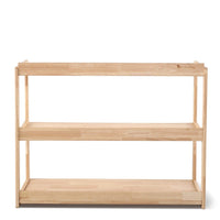 My Duckling Adjustable Solid Wood 3 Layer Storage Shelf