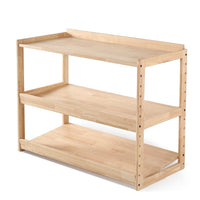My Duckling Adjustable Solid Wood 3 Layer Storage Shelf