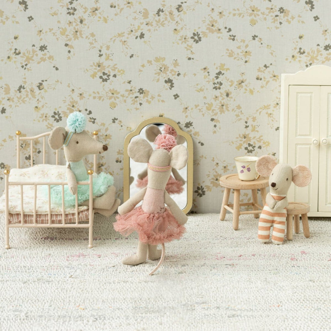Maileg Ballerina Mouse Little Sister Rose