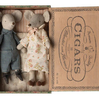 Maileg Grandma And Grandpa Mice in Box