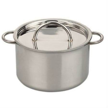 Gluckskafer Stainless Steel Play Pot with Stainless Steel Lid 12cm