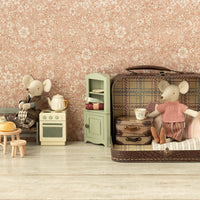 Maileg Mouse Knitted Blouse & Skirt in Suitcase Grandma Mouse