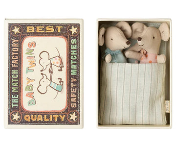 Maileg Twins Baby Mice in Matchbox 2025