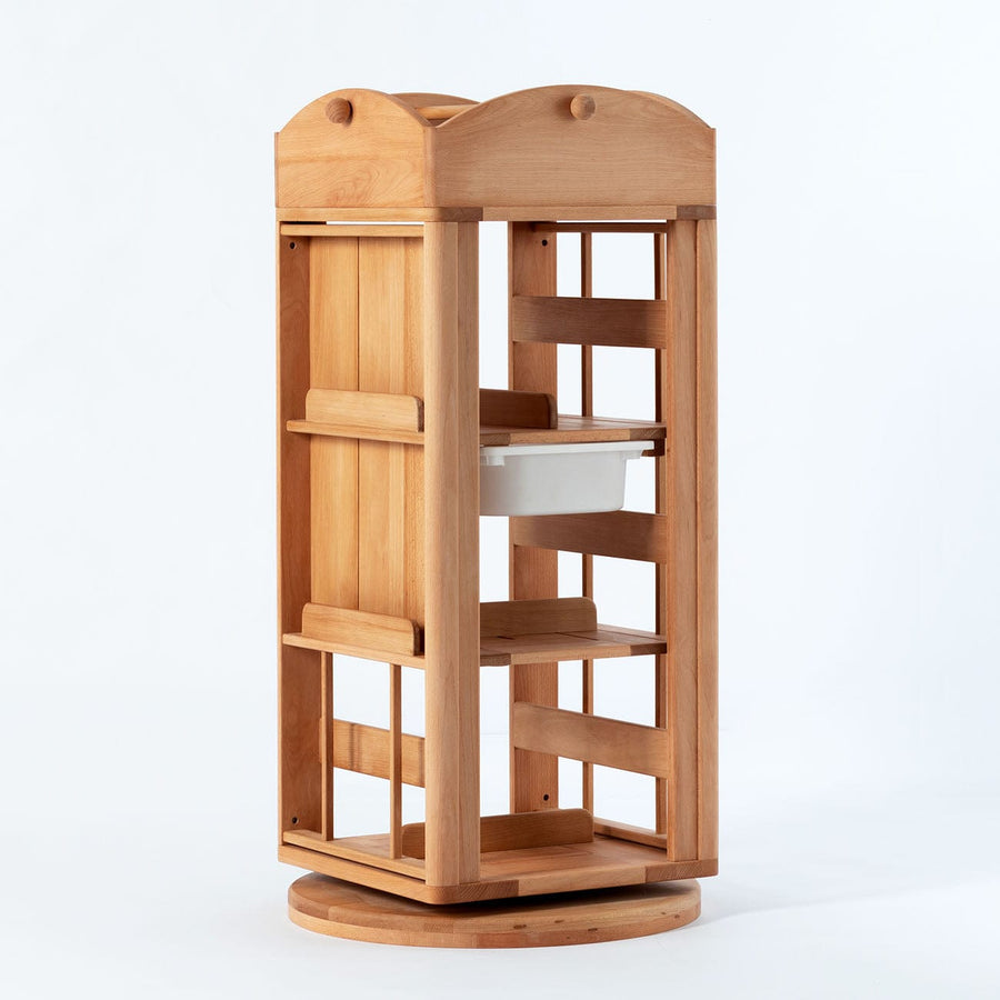 My Duckling Rotating Solid Wood Bookcase - London