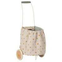 Maileg Trolley Multi Dots Blue