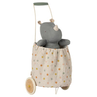 Maileg Trolley Multi Dots Blue