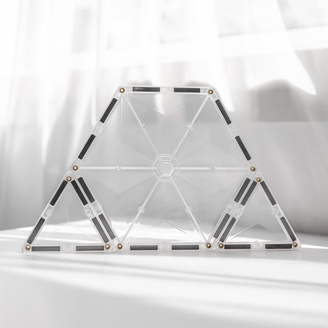 Connetix Tiles 34 Piece Clear Pack