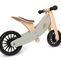 Kinderfeets 2-in-1 Tiny Tot Plus Tricycle & Balance Bike New Color-Silver Sage